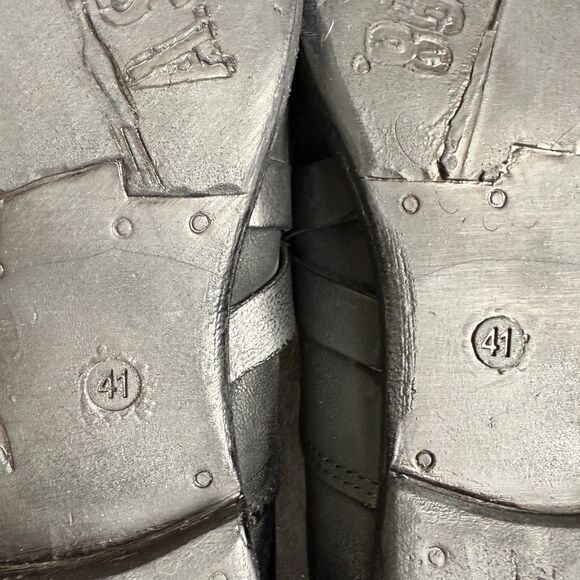 AS 98 Italian Leather Chain Loafers EU 41 - Picture 6 of 14